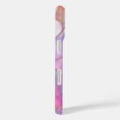 Pastel Glas in lood Gold Lines Case-Mate iPhone Case (Achterkant / Rechts)