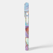 Pastel Glas in lood Gold Lines Case-Mate iPhone Case (Achterkant / Links)