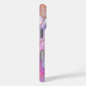 Pastel Glas in lood Gold Lines Case-Mate iPhone Case (Achterkant / Rechts)
