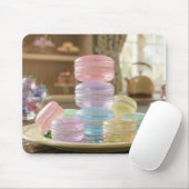 Pastel Glas Macaron Koekjes   Muismat (Met muis)