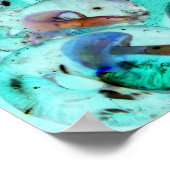 Pastel Glass Mushroom Art van Nicole Seaton Poster (Hoek)