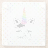 pastel glazen onderzetter (Achterkant)