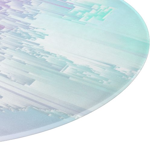 Pastel Glitch Snijplank (Hoek)