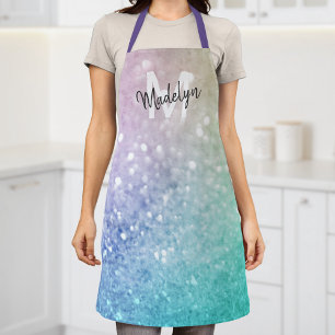 Pastel Glitter Bokeh Achtergrond Glam Elegant Schort