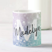 Pastel Glitter Bokeh BackgroundGlam Elegant Glitte Koffiemok