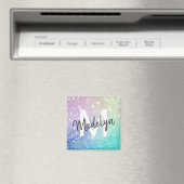 Pastel Glitter Bokeh BackgroundGlam Elegant Glitte Magneet (Insitu (Vaatwasser))