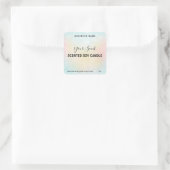 Pastel Glitter Geurde Soja Kaars Labels (Tas)