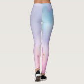 Pastel Glitter Nebula Leggings (Achterkant)