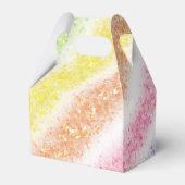 Pastel Glitter Regenboog Bedankdoosjes (Achterkant)