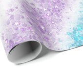 Pastel Glitter Regenboog Cadeaupapier (Rol Hoek)