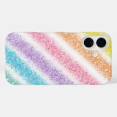 Pastel Glitter Regenboog Case-Mate iPhone Case (Achterkant (horizontaal))