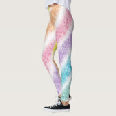 Pastel Glitter Regenboog Leggings (Links)