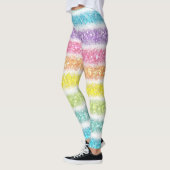 Pastel Glitter Regenboog Leggings (Links)