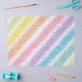 Pastel Glitter Regenboog Tissuepapier (Craft)