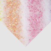 Pastel Glitter Regenboog Tissuepapier (Detail)