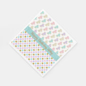 Pastel Glitter Unicorns Polka Dots Party Napkins Servet (Hoek)