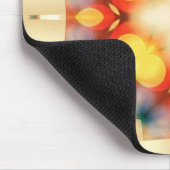 Pastel gloed binnenin lichtmousepad muismat (Hoek)