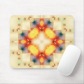 Pastel gloed binnenin lichtmousepad muismat (Met muis)