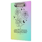 Pastel Gloeiende Kladblok Klembord (Links)