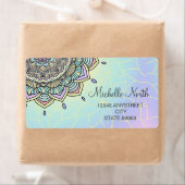 Pastel Glow Mandala ID359 Etiket (Insitu)