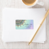 Pastel Glow Mandala ID359 Etiket (Insitu)