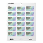 Pastel Glow Mandala ID359 Etiket (Full Sheet)