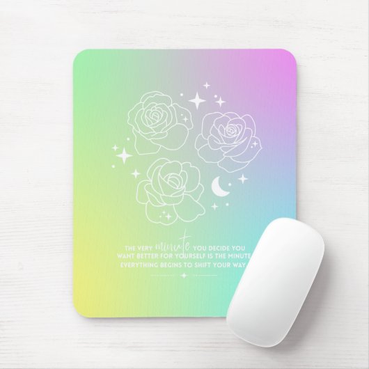 Pastel Glow-Up Mouse Pad Muismat (Met muis)