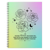 Pastel Glow Up Notebook Notitieboek (Voorkant)