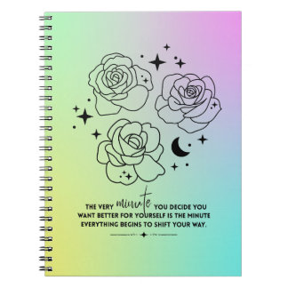 Pastel Glow Up Notebook Notitieboek
