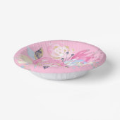 Pastel Gold Glitter Flower Papieren Kommen (Gebogen)