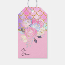 Pastel Gold Glitter Flowers