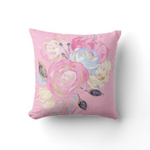 Pastel Gold Glitter Flowers