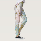 PASTEL Gold Marble Abstract ACTIEVE LEGGINGS (Rechts)