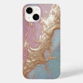 Pastel Gold Marble Case-Mate iPhone Case (Achterkant)