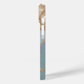 Pastel Gold Marble Case-Mate iPhone Case (Achterkant / Links)
