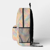 Pastel Gold Marble Rugzak met Bewerkbaar Initiaal (Rechts)