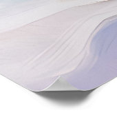 Pastel Golfgolf Schilderij Poster (Hoek)