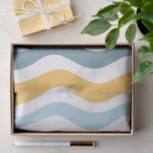 Pastel golvende lijnen tissuepapier (Geschenk)