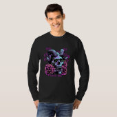 Pastel Goth Baphomet Duivel Satanisch Duivel Geit  T-shirt (Voorkant volledig)