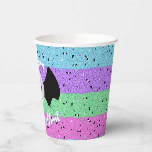 Pastel Goth Brains Papieren Bekers (Links)
