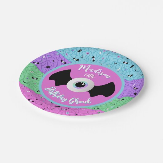 Pastel Goth Brains Papieren Bordje (Gekanteld)