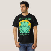 Pastel Goth Cthulhu figur kawaii Cathulhu demon  T-shirt (Voorkant volledig)