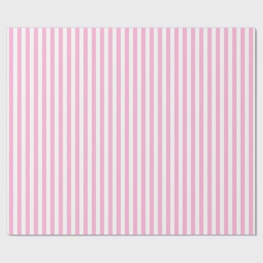 Pastel Goth Easter Pink Striped Alternative Cadeaupapier (Vlak)