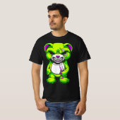 Pastel Goth Evil Teddy Bear T-shirt (Voorkant volledig)