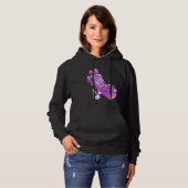 Pastel Goth Flip Phone Vampire Bunny Y2K Aesthetic Hoodie (Voorkant volledig)