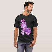 Pastel Goth Flip Phone Vampire Bunny Y2K Aesthetic T-shirt (Voorkant volledig)