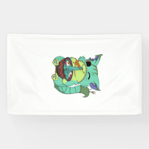 Pastel Goth Griezelen Anime Ramen Kat Halloween T- Spandoek