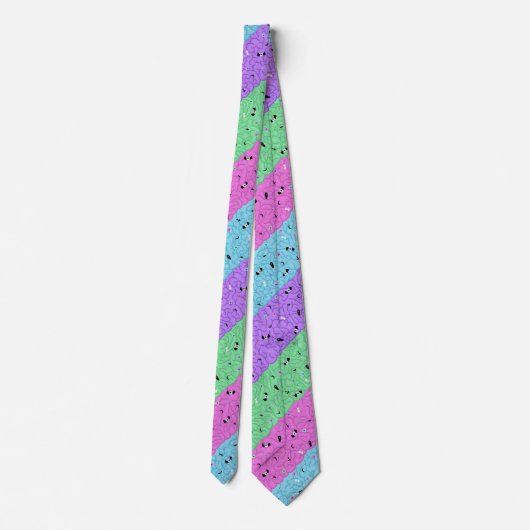 Pastel Goth Hersenen Stropdas (Achterkant)
