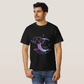 Pastel Goth Moon Cute Moon Art  T-shirt (Voorkant volledig)