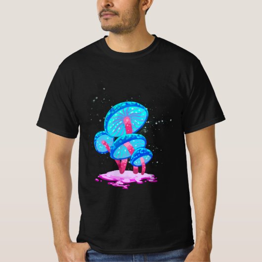 Pastel Goth Mushroom Lover Decor And Goth Decor  T-shirt (Voorkant)